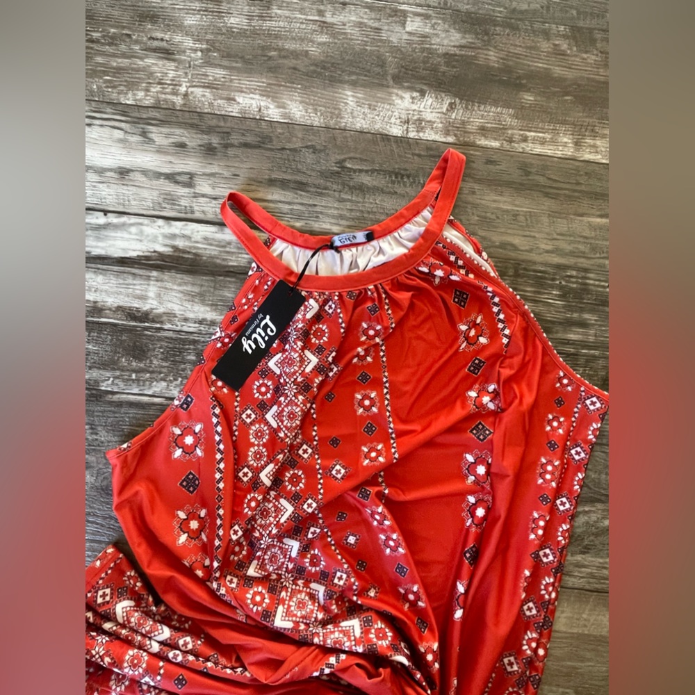 NWT - Halter style maxi slip dress